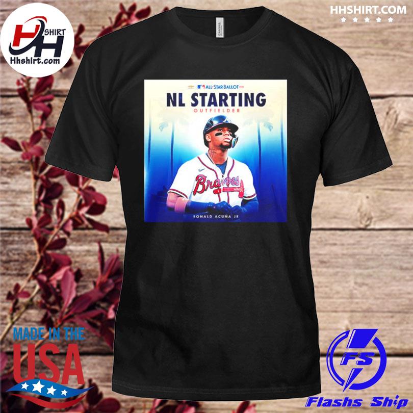 Rotowear The Legend of Acuña Shirt | Ronald Acuña Jr. 2023 MVP Atlanta Baseball XS