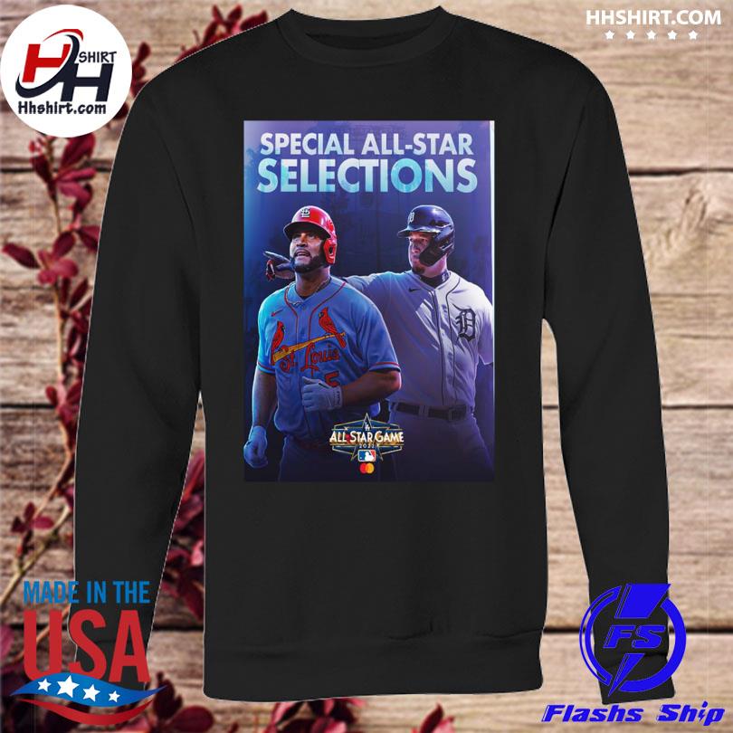 Mlb la all star game 2022 special all star selections two legends albert  pujols and miguel cabrera shirt, hoodie, longsleeve tee, sweater