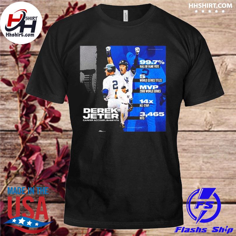 Mlb new york yankees derek jeter career accomplishments shirt, hoodie,  sweater, long sleeve and tank top