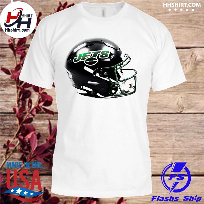 New York Jets Stealth Black Alternate Helmet Coming Unisex T-Shirt - REVER  LAVIE