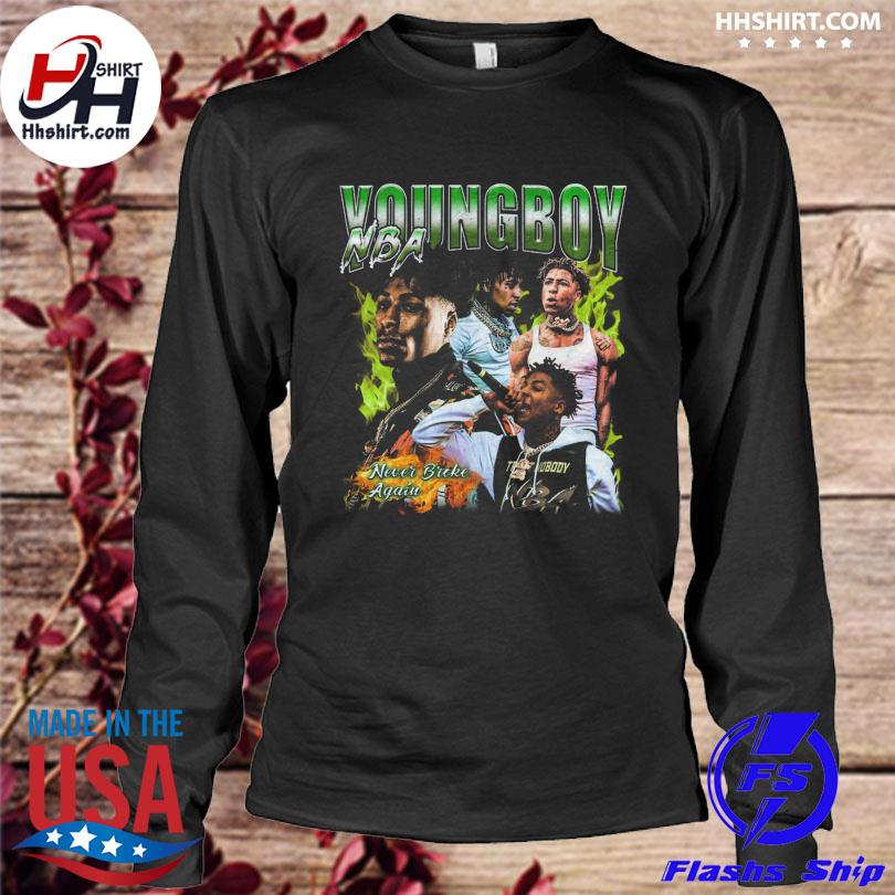 YoungBoy Never Broke Again NBA Hip Hop Vintage Bootleg Retro 90s