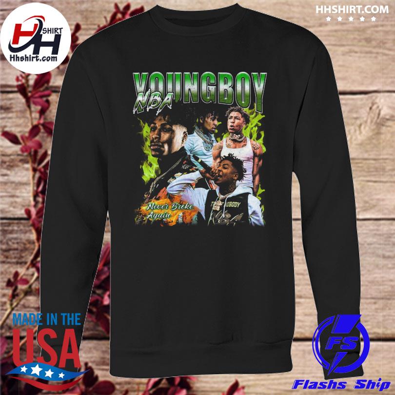Youngboy Never Broke Again NBA Hip Hop Shirt Vintage Bootleg 