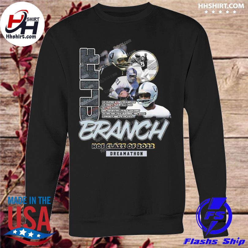 Cliff branch Las Vegas raiders hall of fame 2022 NFL raiders dreamathon t- shirt, hoodie, sweater, long sleeve and tank top