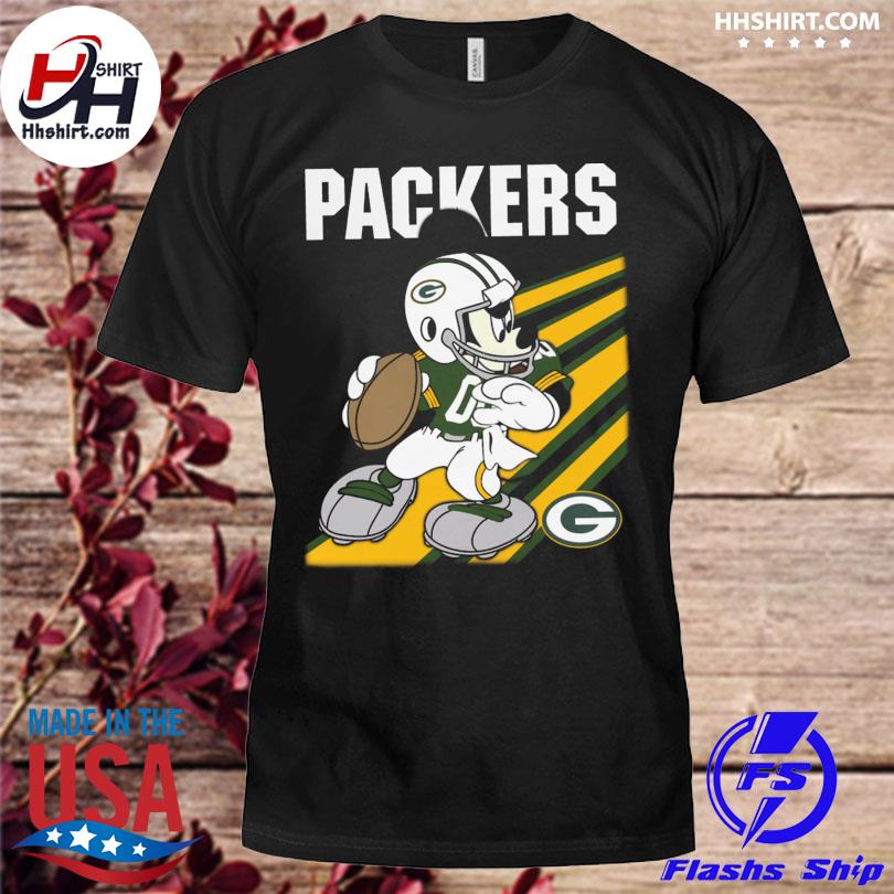 Mickey Mouse Green Bay Packers Shirt