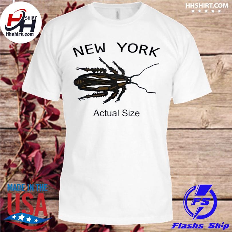 New york actual size shirt