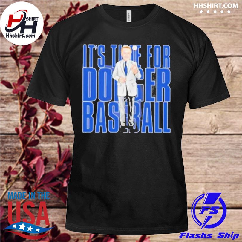 DODGERS Vin Scully Mic T shirt White