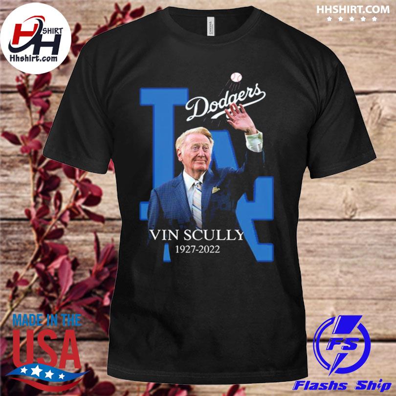 Vin Scully Portrait Forever The Voice Of Dodgers Shirt - Best