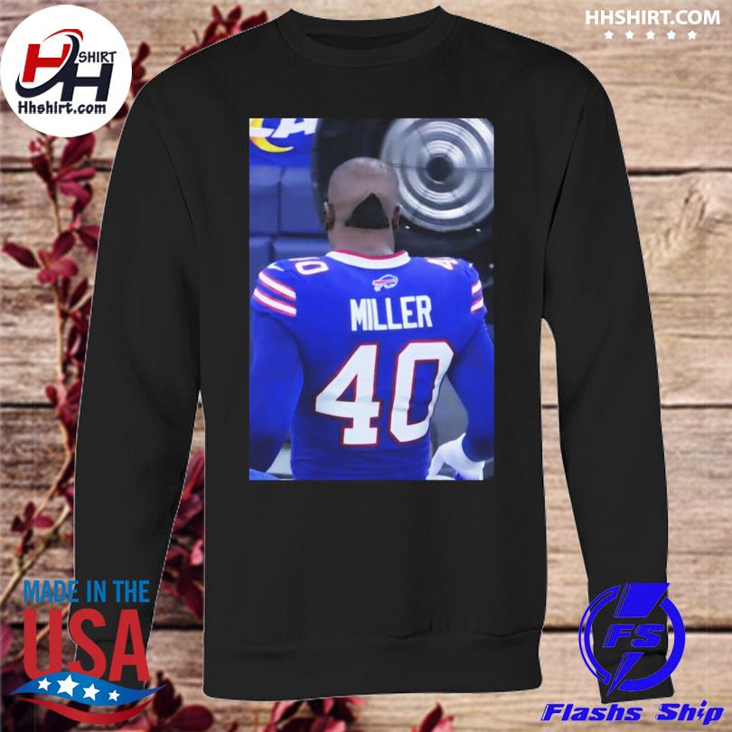 Bills von miller sporting a new haircut shirt, hoodie, sweater, long sleeve  and tank top