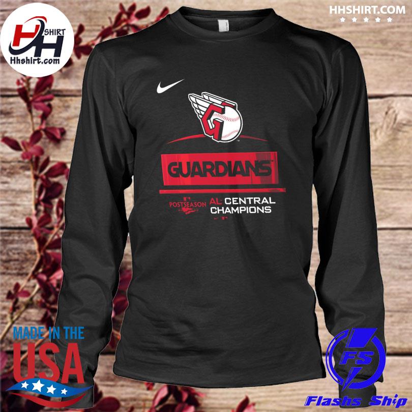 Cleveland guardians navy 2022 al central division champions shirt, hoodie,  longsleeve tee, sweater