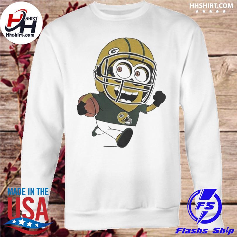 Green bay packers minions playing rugby green bay packers shirt, hoodie,  longsleeve tee, sweater