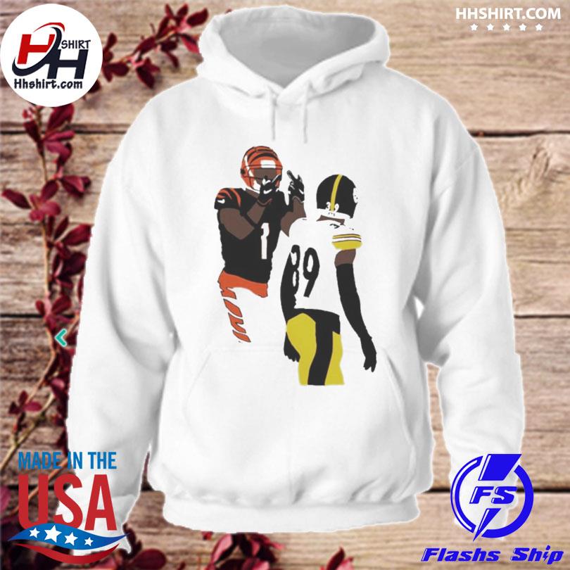 Ja'marr chase middle finger minkah fitzpatrick shirt, hoodie, longsleeve  tee, sweater