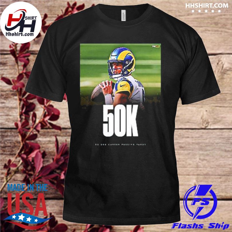 Official Matthew stafford 50k career passing yards in nfl shirt