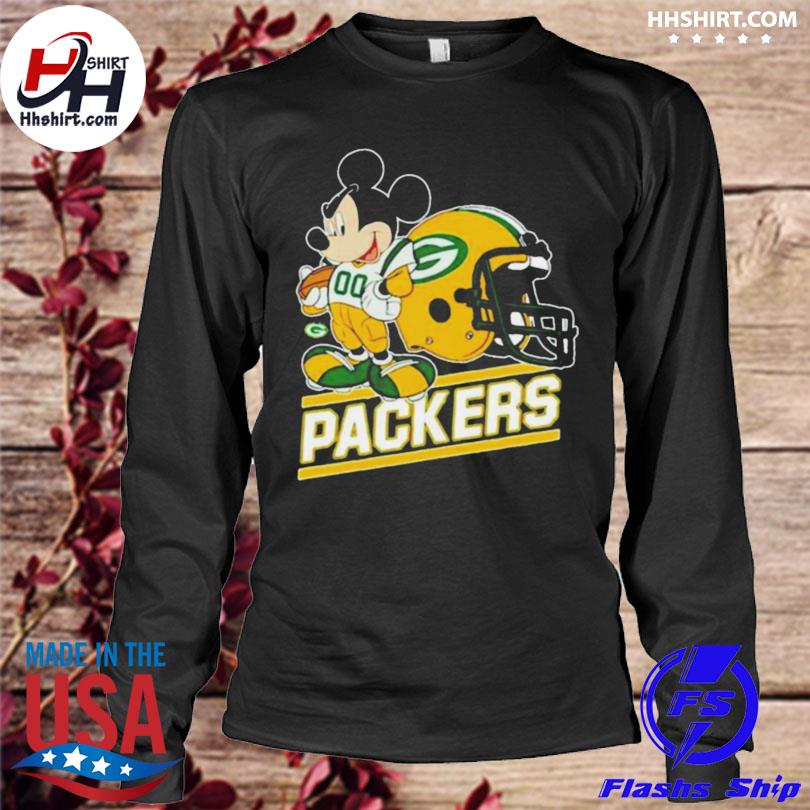 Mickey mouse disney football nfl green bay packers shirt, hoodie,  longsleeve tee, sweater