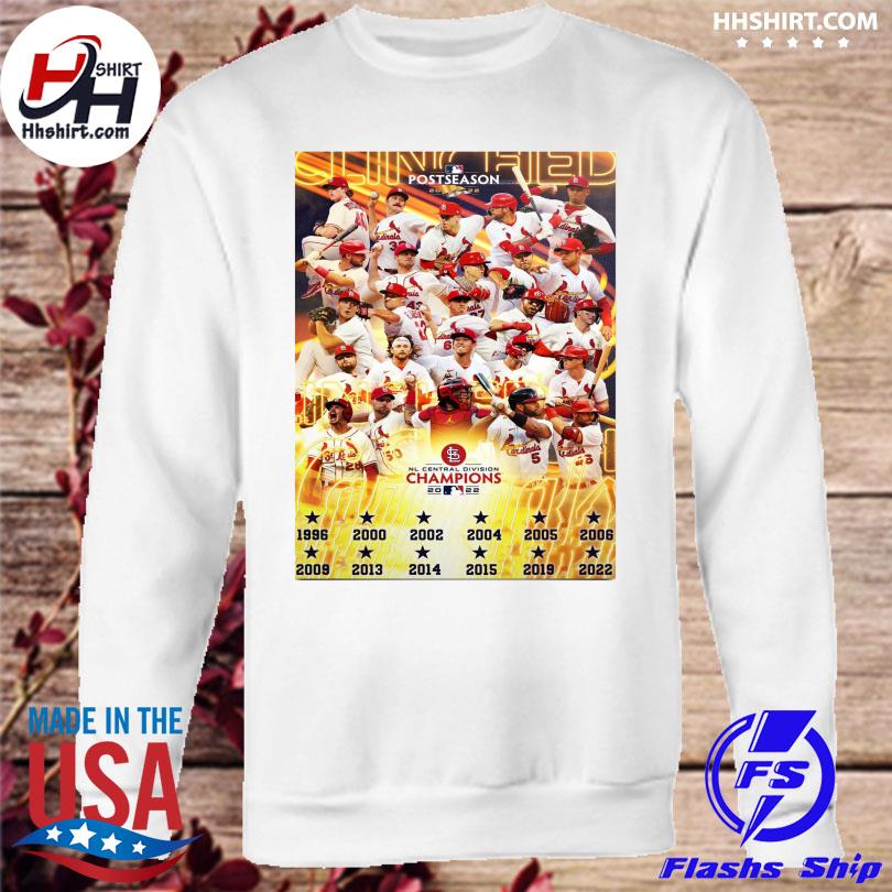 St Louis Cardinals postseason Nfl Central division 1996 2022 shirt, hoodie,  longsleeve tee, sweater