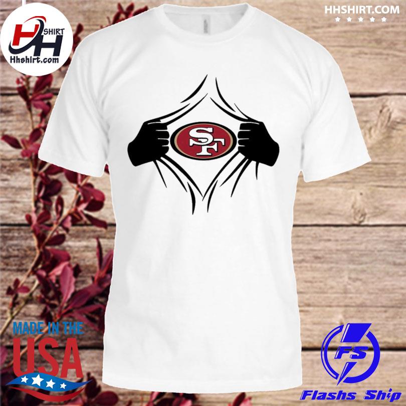 With hand open san francisco 49ers shirt, hoodie, longsleeve tee, sweater