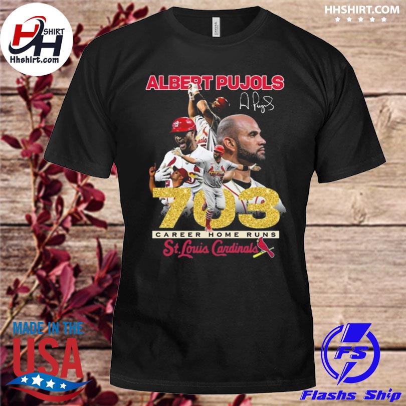 Albert Pujols Career Home Run St.Louis Cardinals Shirt