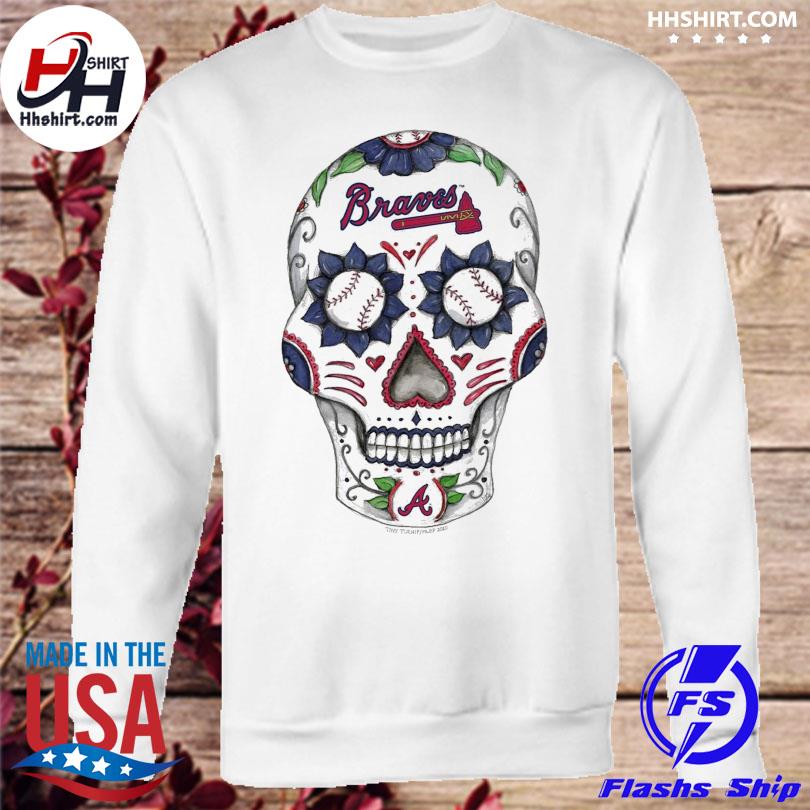 Atlanta Braves Sugar Skull Shirt, hoodie, sweater, long sleeve and