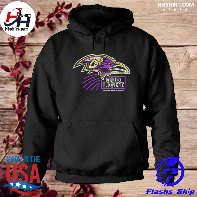 Bud Light Baltimore Ravens T-Shirt L