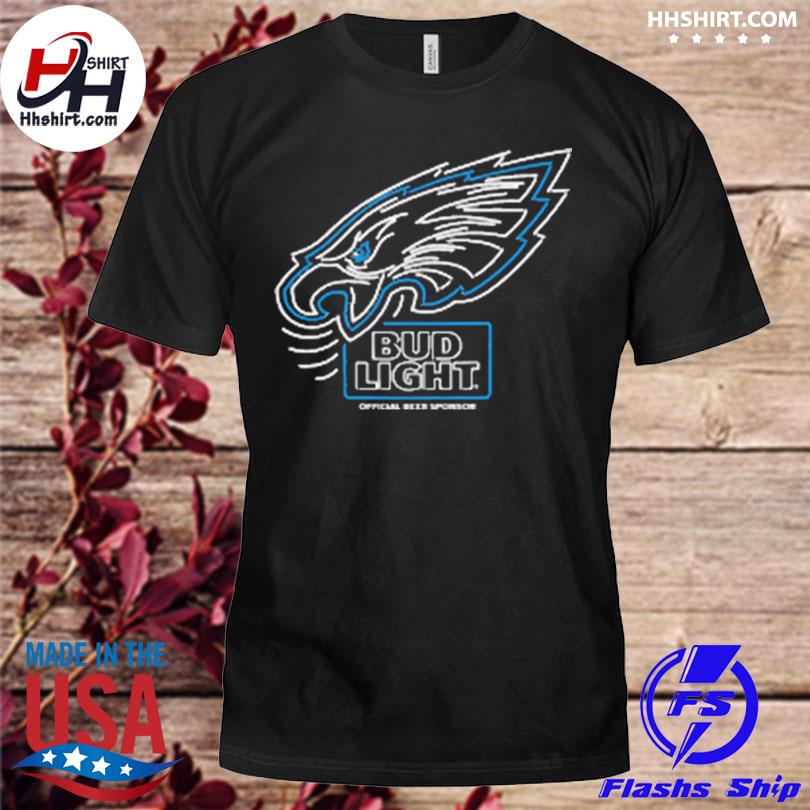 Bud Light Philadelphia Eagles NFL LED Sign T-Shirt