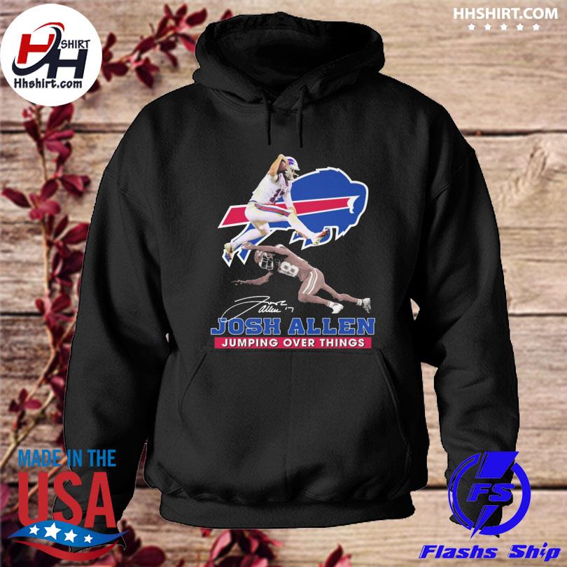 Buffalo Bills Josh Allen Jumping over things signature shirt