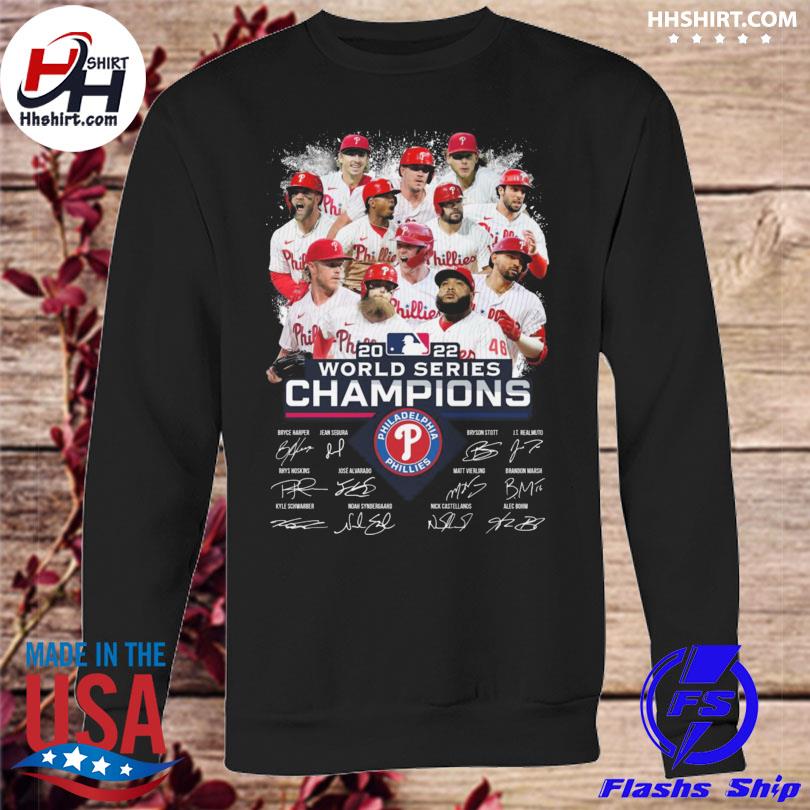 Philadelphia Phillies 2022 World Series Champions Signatures shirt, hoodie,  sweater, long sleeve and tank top