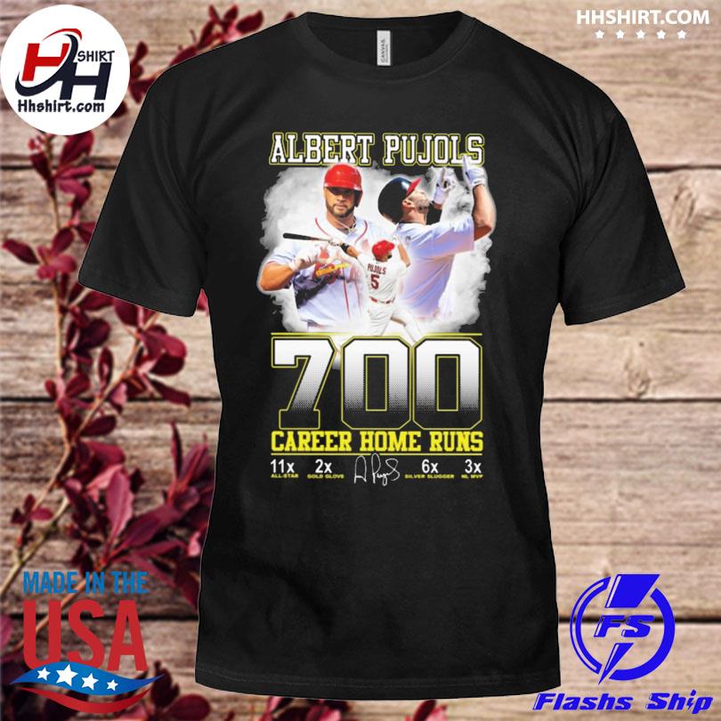 Albert pujols 700 career home runs st louis cardinals shirt, hoodie,  sweater, long sleeve and tank top