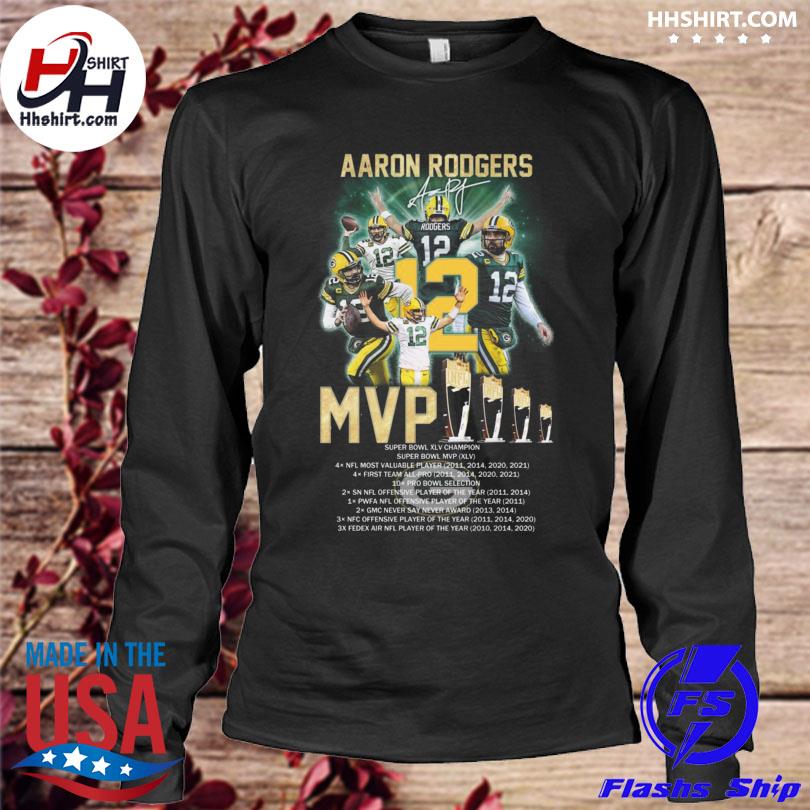 Green Bay Packers Aaron Rodgers MVP Champions signature shirt, hoodie,  sweater, long sleeve and tank top