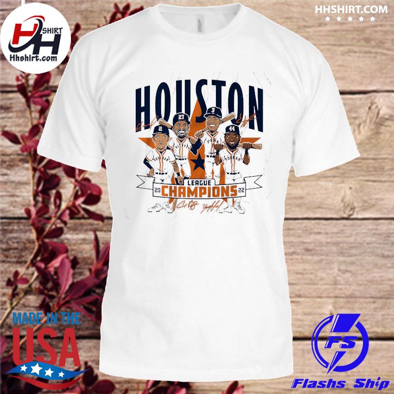 Houston 2022 league champions caricature shirt