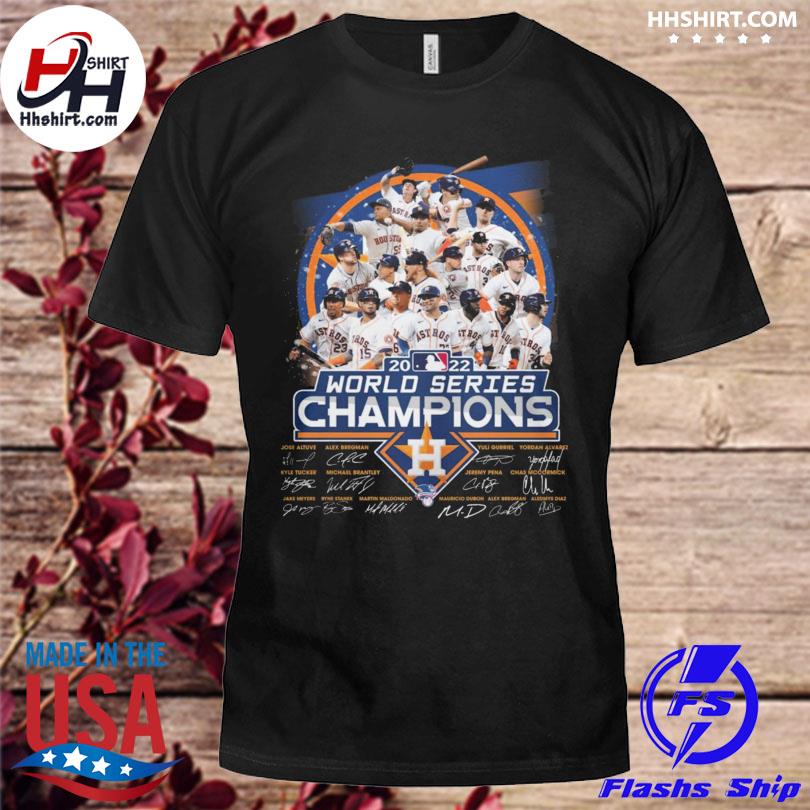 Houston astros 2022 alcs world series champions signatures shirt