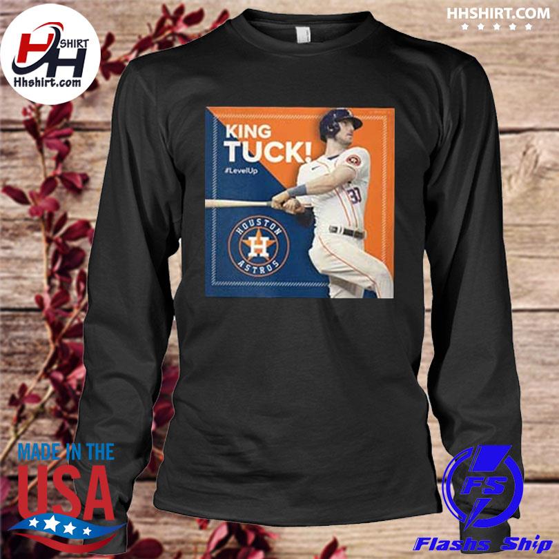 Houston astros mlb world series king tuck just went deep to give houston  lead in game 1 shirt, hoodie, sweater, long sleeve and tank top