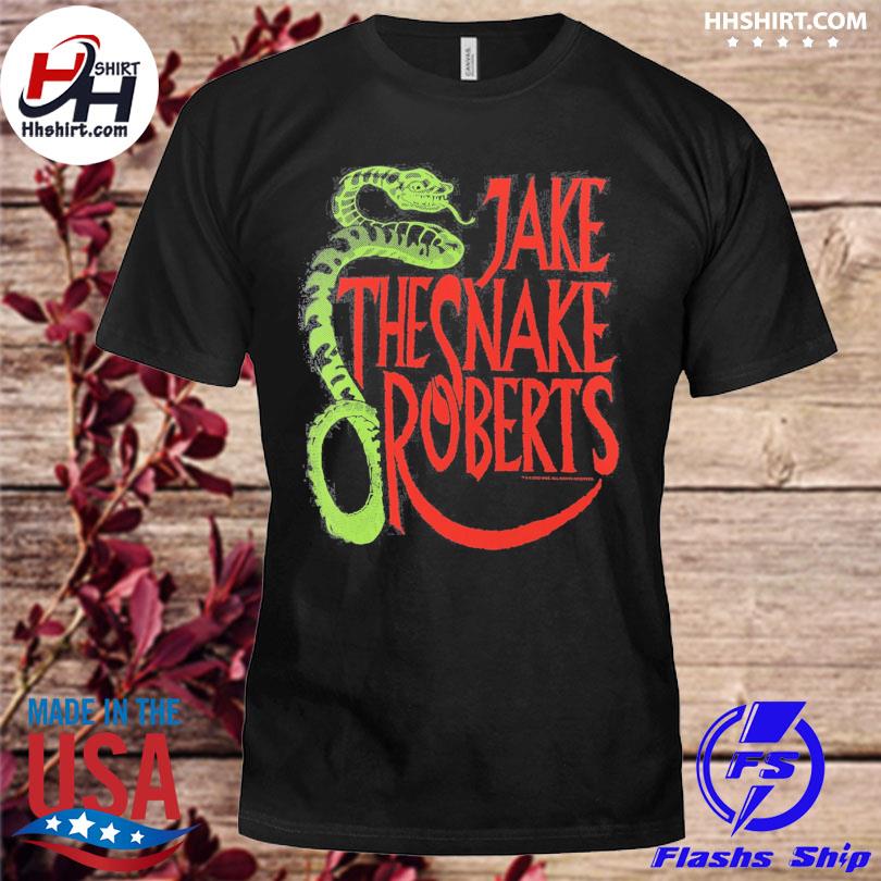Jake the snake roberts snake logo shirt