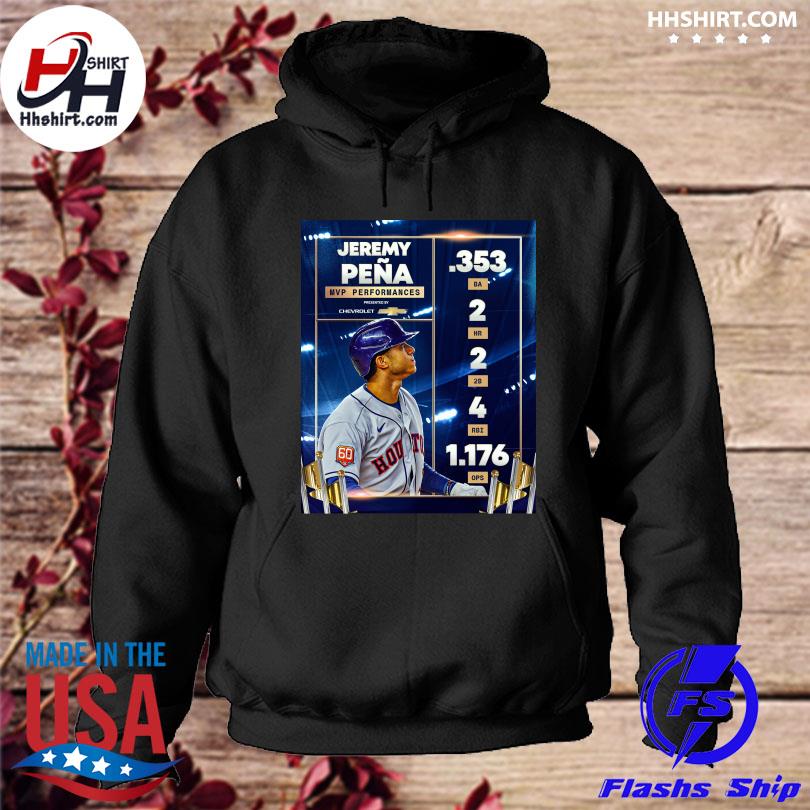 Official Houston Astros Jeremy Peña MVP 2022 shirt, hoodie, sweater, long  sleeve and tank top