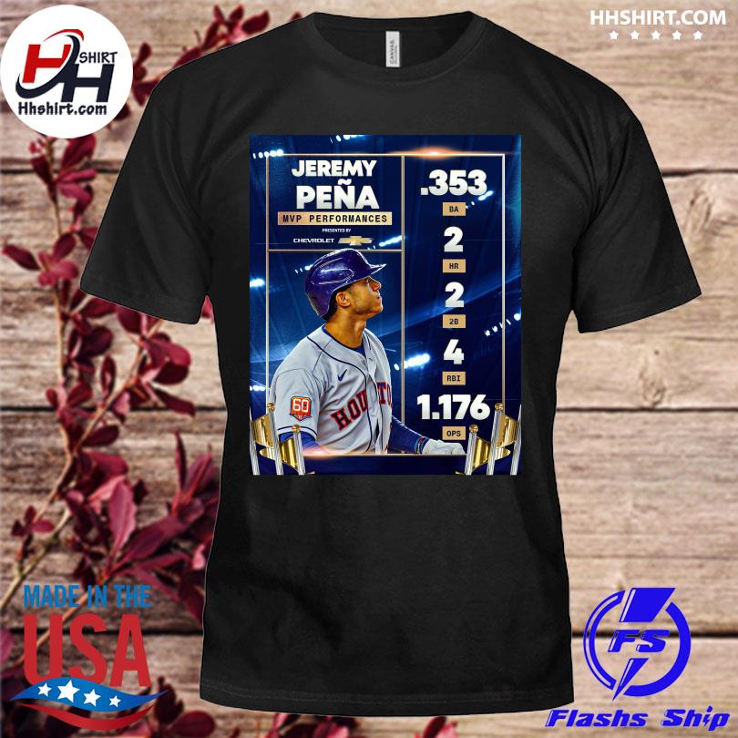 Official Houston Astros Jeremy Peña MVP 2022 shirt, hoodie, sweater, long  sleeve and tank top