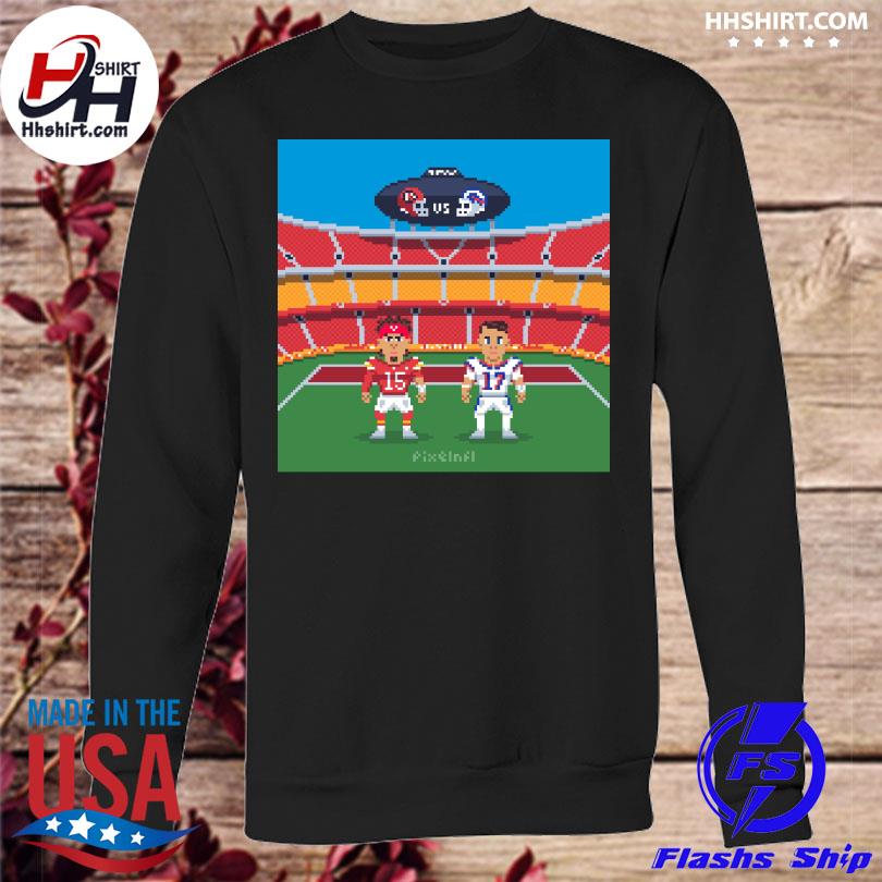 Josh Allen Buffalo Bills pixel player shirt, hoodie, sweater, long