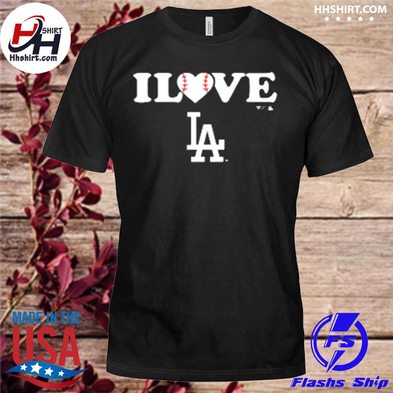 I love LA Dodgers by korean | Active T-Shirt