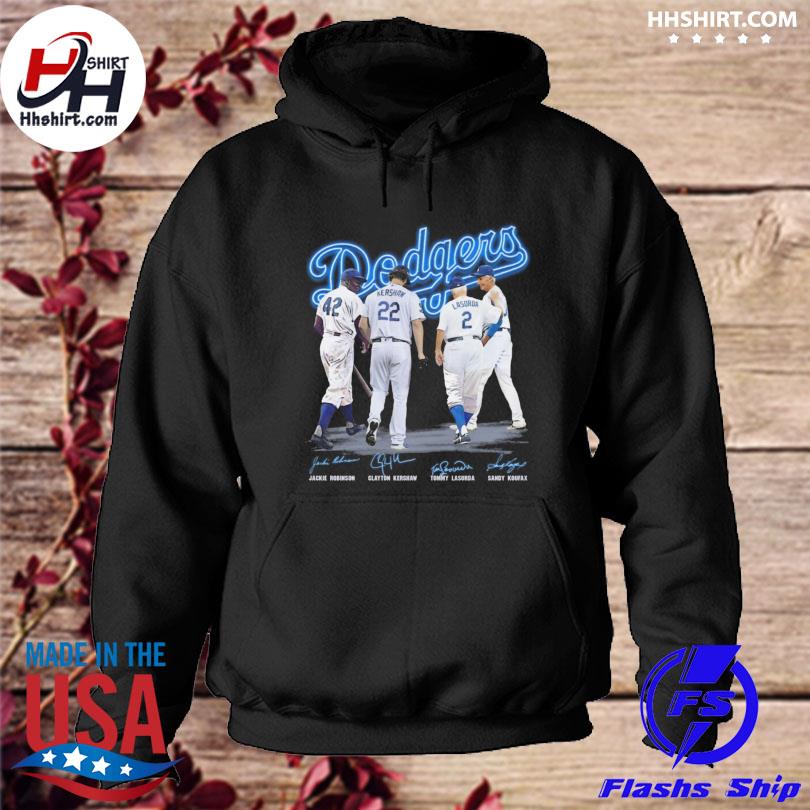 Los Angeles Dodgers Jackie Robinson Clayton Kershaw Tommy Lasorda