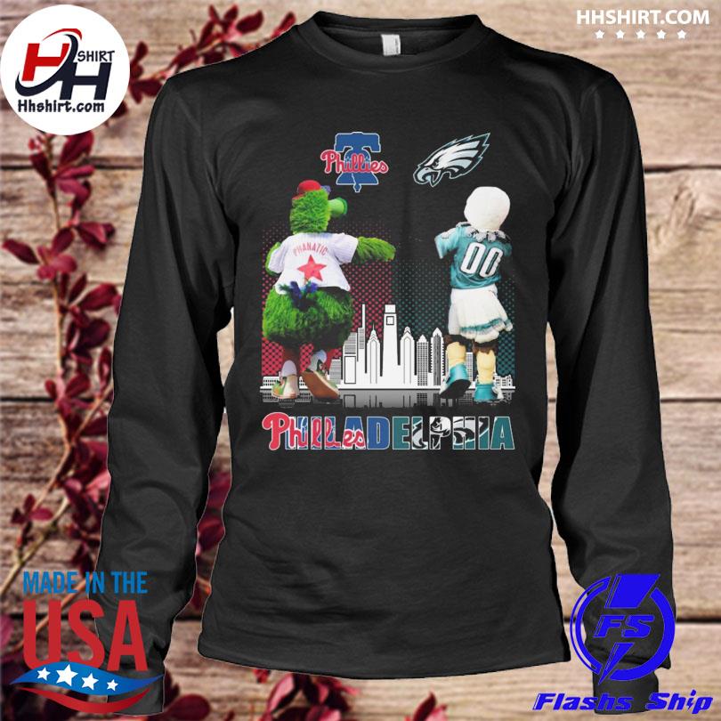 Philadelphia City Sport Team, Philadelphia Phillies And Philadelphia Eagles  Mascot Shirt, hoodie, sweater, long sleeve and tank top