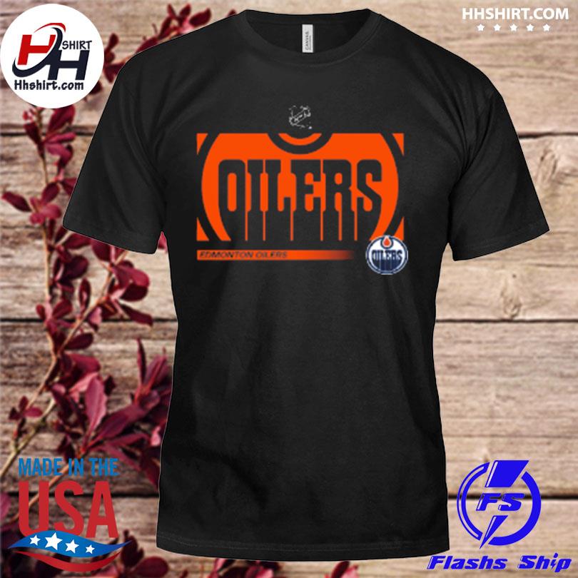 Men's Edmonton Oilers Fanatics Branded Navy Pro Core Collection Secondary T-Shirt