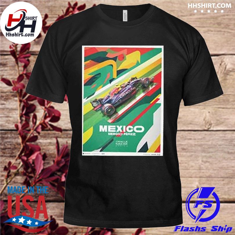 Mexico gp 2022 sergio perez f1 special poster shirt
