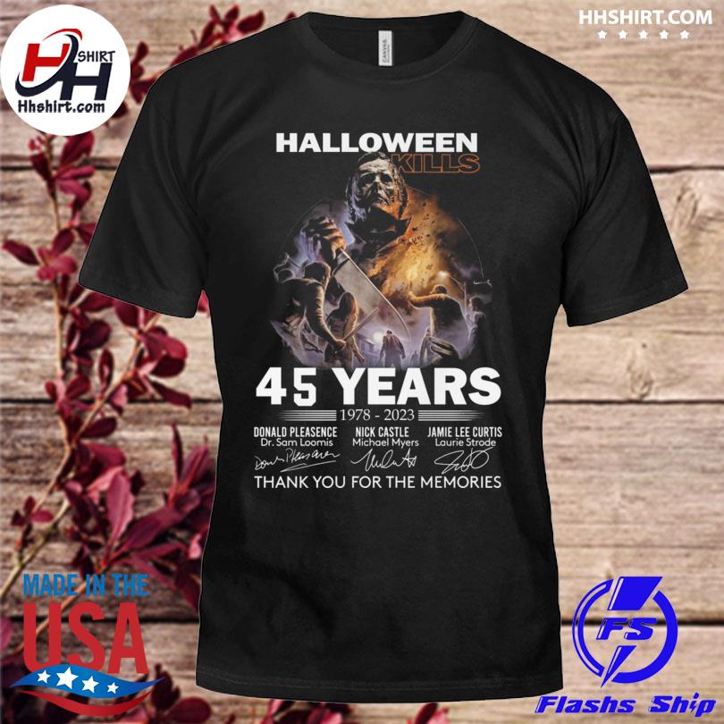 Michael Jason Myers Friday The 13th Chicago Blackhawks Halloween 2023 T  Shirt