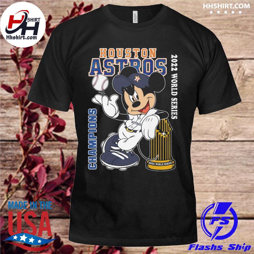 Mickey mouse houston astros 2022 world series champions shirt, hoodie,  longsleeve tee, sweater