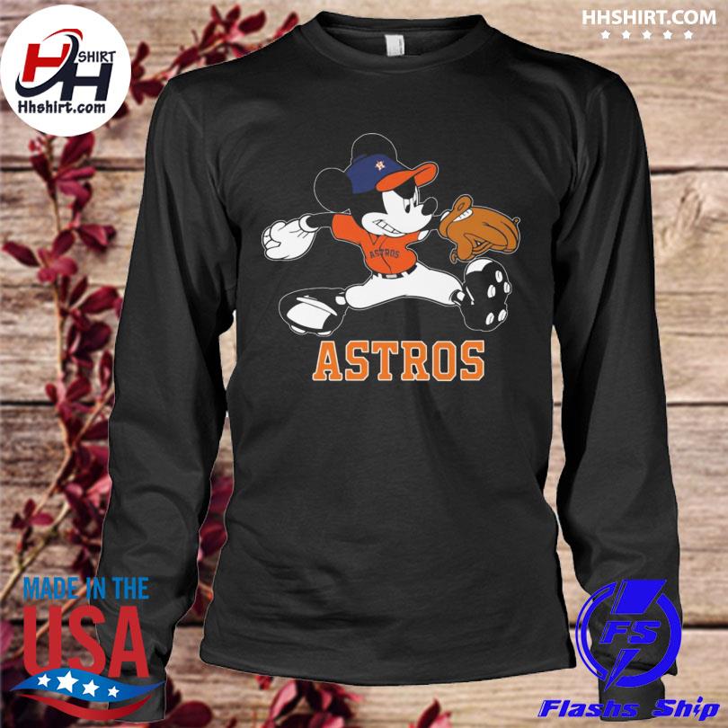 Mickey Mouse Houston Astros Baseball Shirt - High-Quality Printed Brand