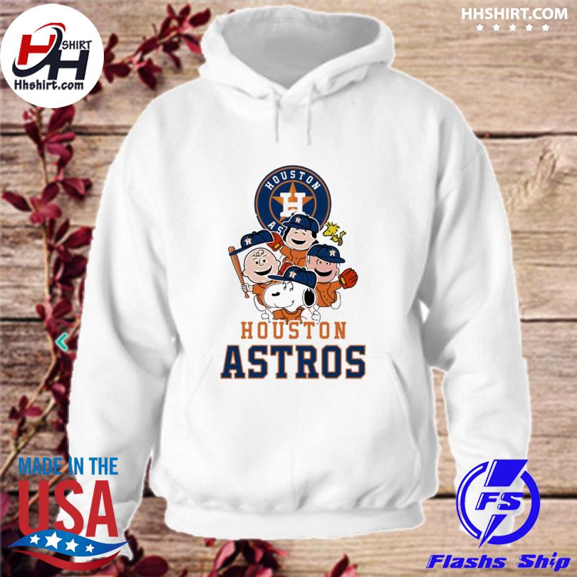 MLB Houston Astros Snoopy Woodstock The Peanuts Movie Baseball T