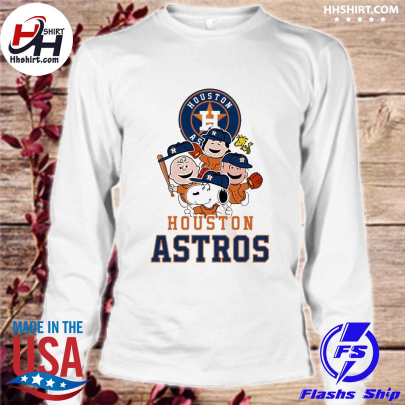 Snoopy Woodstock Houston Astros Baseball Shirt - High-Quality
