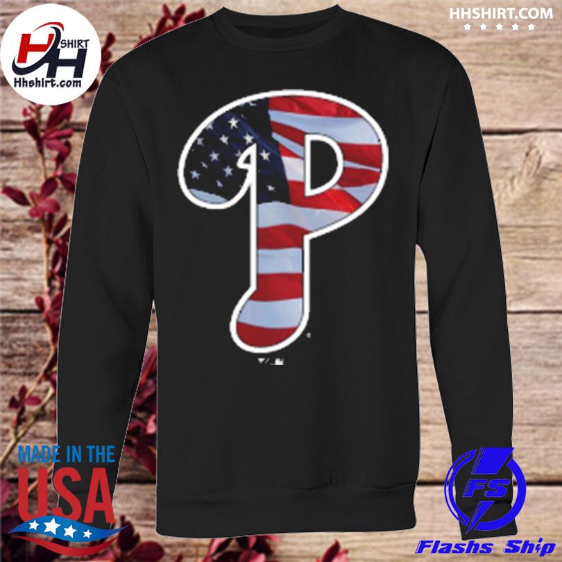 Mlb philadelphia phillies banner wave American flag 2022 shirt, hoodie,  sweater, long sleeve and tank top