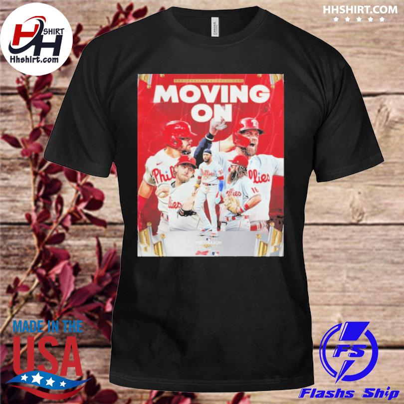 Mlb Philadelphia Phillies Moving On Postseason 2022 T-Shirt - Trending Tee  Daily in 2023