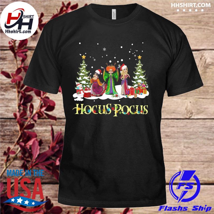 Santa hocus pocus light Christmas tree 2022 sweater