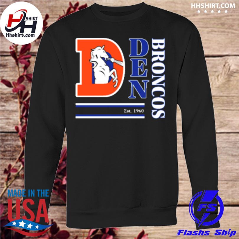 Girls Denver Broncos T-Shirt New Era Long Sleeve Tee