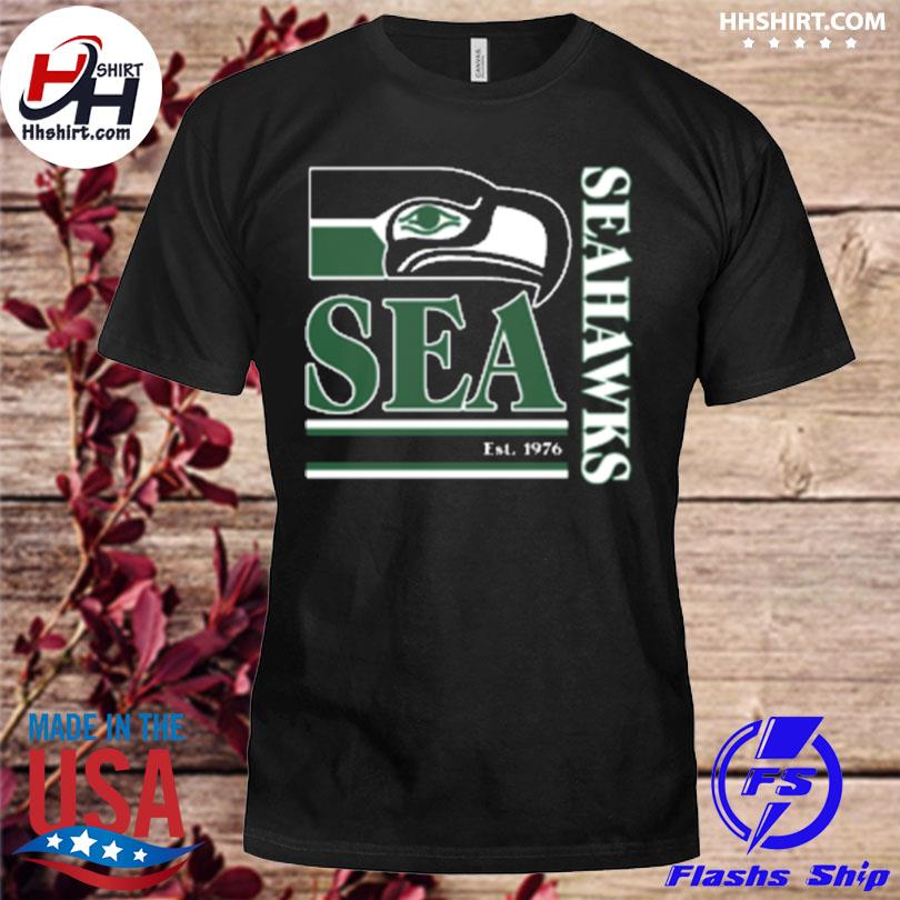 NFL Shop Seattle Seahawks Wordmark Logo Tri-Blend Est 1976