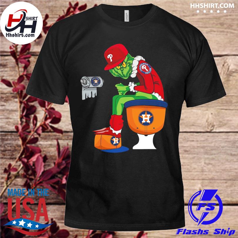 Official Grinch Philadelphia Phillies and Houston Astros 2022 national Champion shirt